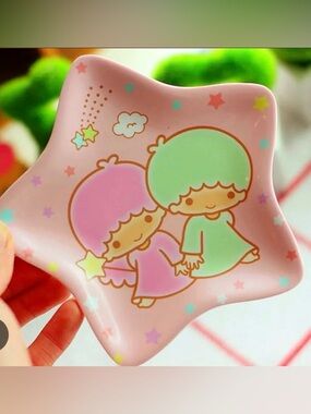NEW Ceramic TwinStars Plate